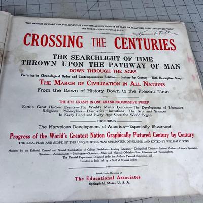 ANTIQUE Crossing Centuries, Dated 1912 
