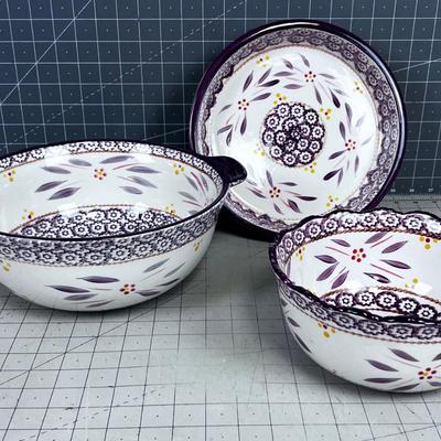 3 Temptations Oven to Table Serving Ware