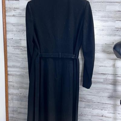 Banana Republic BLACK WOOL LONG Dress Coat