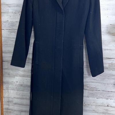 Banana Republic BLACK WOOL LONG Dress Coat