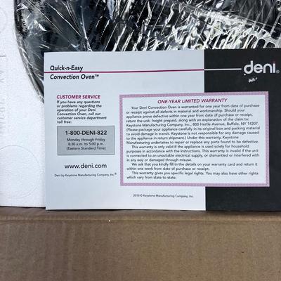 DENI Convection Oven NEW in the BOX 