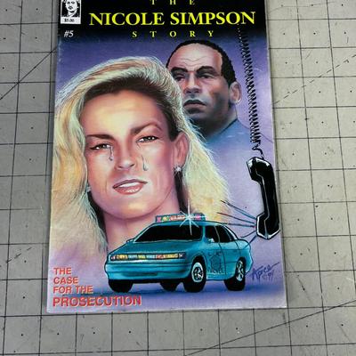 OJ Simpson Story Comic,  He Said She Said Comics