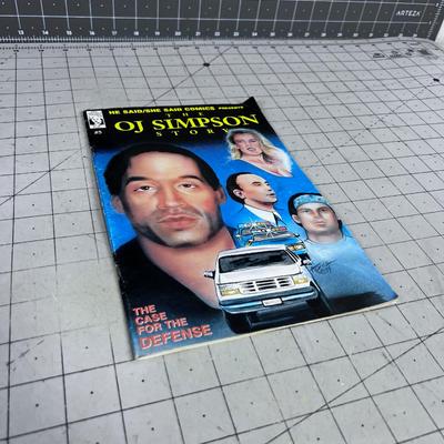 OJ Simpson Story Comic,  He Said She Said Comics