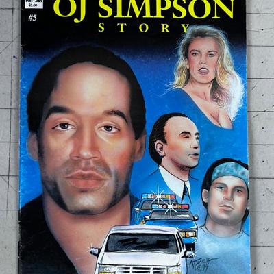 OJ Simpson Story Comic,  He Said She Said Comics