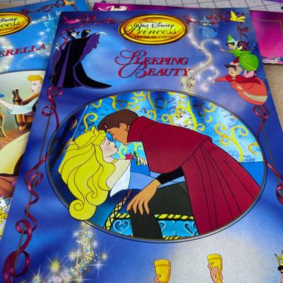 (4) Large Format Story Books, DISNEY; Treasure Chest