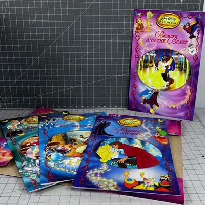(4) Large Format Story Books, DISNEY; Treasure Chest