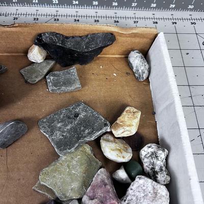 Rock Collection Including Large GEODE