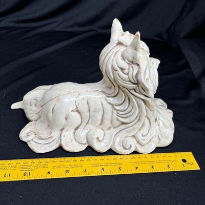 Vintage Kay Finch California Pottery Ceramic Shih Tzu Dog #837 Statue Figurine