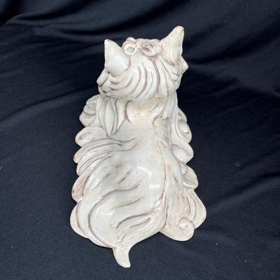 Vintage Kay Finch California Pottery Ceramic Shih Tzu Dog #837 Statue Figurine