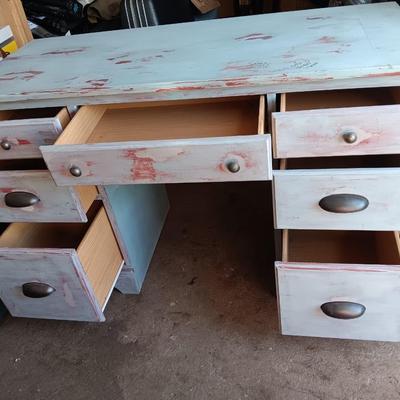 Solid wood student desk