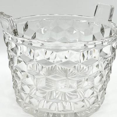 FOSTORIA ~ American ~ Glass Ice Bucket
