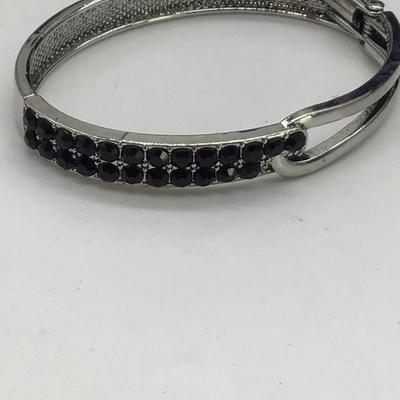 Black Rhinestone fashion bracelet