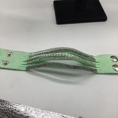 Mint green fashion bracelet