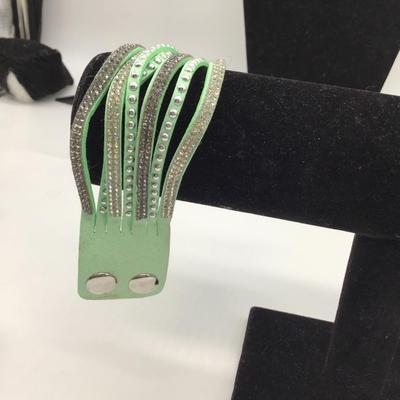 Mint green fashion bracelet