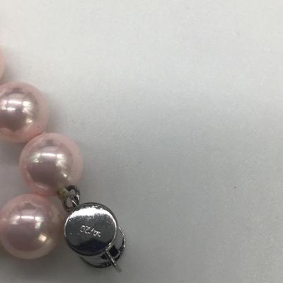 2 light pink Pearl Bracelet