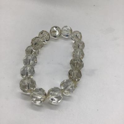 Clear faux Pearl Bracelet