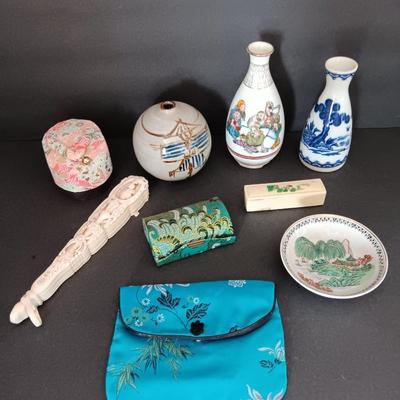 Asian Knickknacks - Vases - small bags - and more