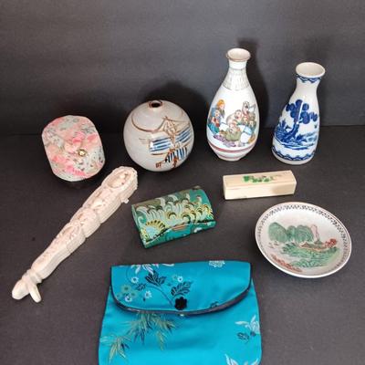 Asian Knickknacks - Vases - small bags - and more