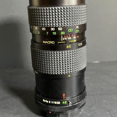 LOT 239M: Canon A-1 Film Camera w/ Lenses, Flash, & Various Accessories