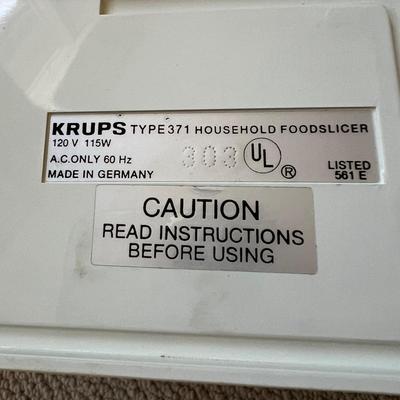 Krups Universal Electric Food Slicer and Other Kitchen Items (PB-DZ)