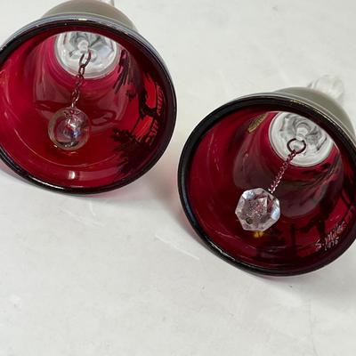 Mary Gregory Cranberry bells