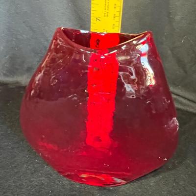 Blenko/ Rainbo Glass vase