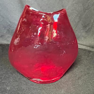 Blenko/ Rainbo Glass vase
