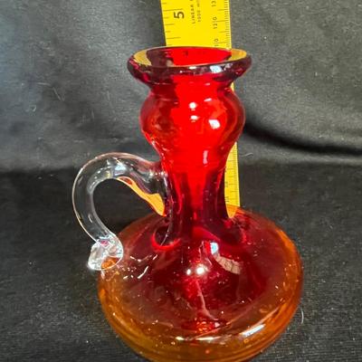 Pilgrim glass candle