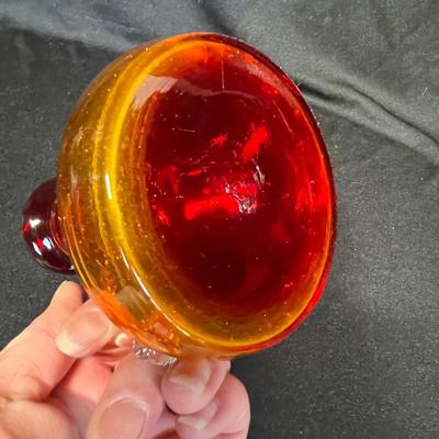 Pilgrim glass candle