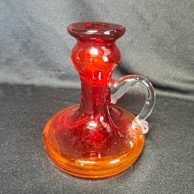 Pilgrim glass candle