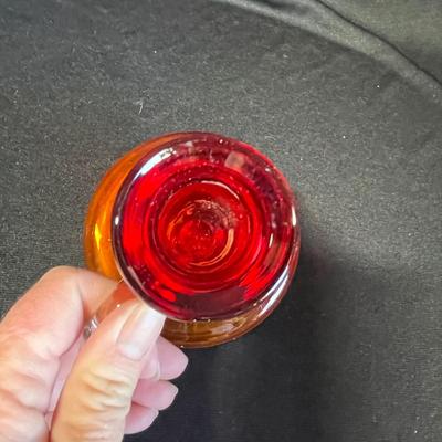 Pilgrim glass candle