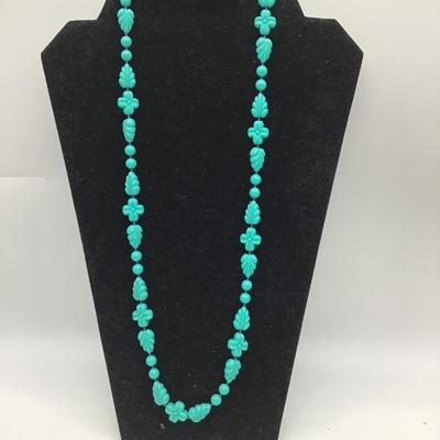 Sarah Cov turquoise beaded necklace