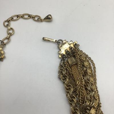 Vintage Cora bulky necklace