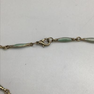 Vintage pastel enamel necklace