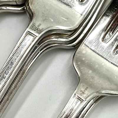 44 Piece Anniversary (Silverplate, 1923) Rogers Brothers Flatware Set