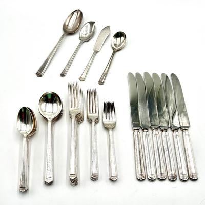 44 Piece Anniversary (Silverplate, 1923) Rogers Brothers Flatware Set