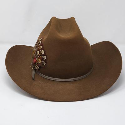 Authentic Stetson Beaver Hat Size 7 3/8