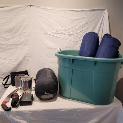 Slumberjack Sleeping Bag, Thermarests and More Camping Gear (DR-CE)