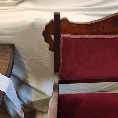 Victorian Settee AND Chair
