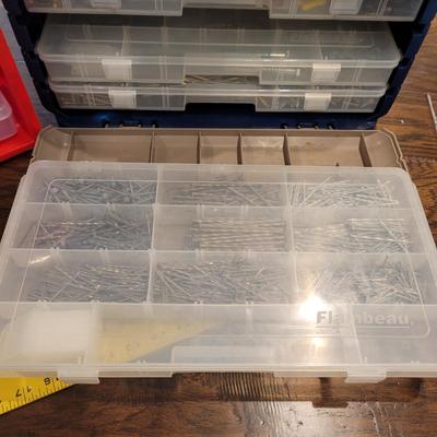 Assortment of Hardware, Sandpaper, Repair and Building Books and More (LR-CE)