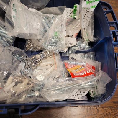 Assortment of Hardware, Sandpaper, Repair and Building Books and More (LR-CE)