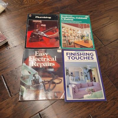 Assortment of Hardware, Sandpaper, Repair and Building Books and More (LR-CE)