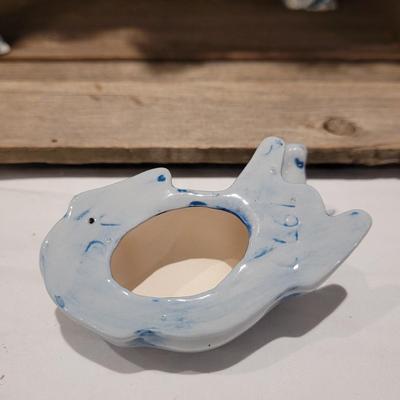 Handmade Nativity Scene with Signed Ceramic Figurines (DR-CE)