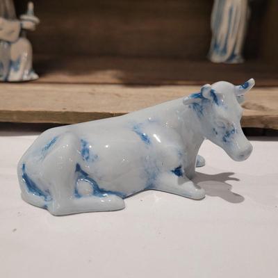 Handmade Nativity Scene with Signed Ceramic Figurines (DR-CE)