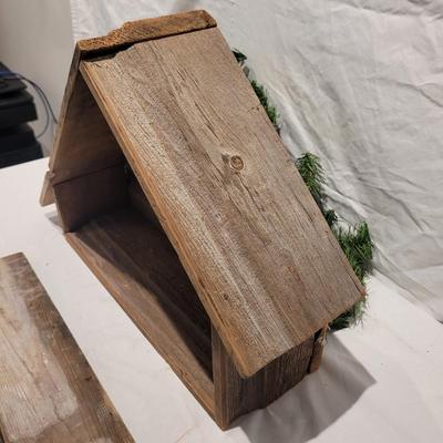 Handmade Nativity Scene with Signed Ceramic Figurines (DR-CE)