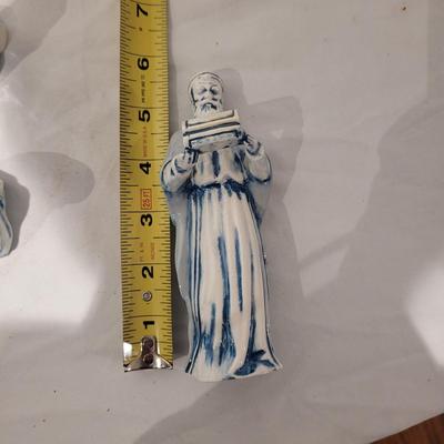 Handmade Nativity Scene with Signed Ceramic Figurines (DR-CE)