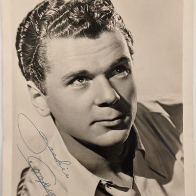 Jackie Cooper Signed Photo