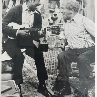 Sanford and Son Timmie Rogers and Redd Foxx signed photo