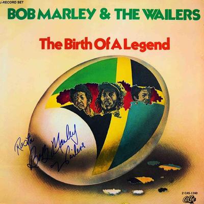 Bob Marley and the Wailers signed The Birth Of A Legend album