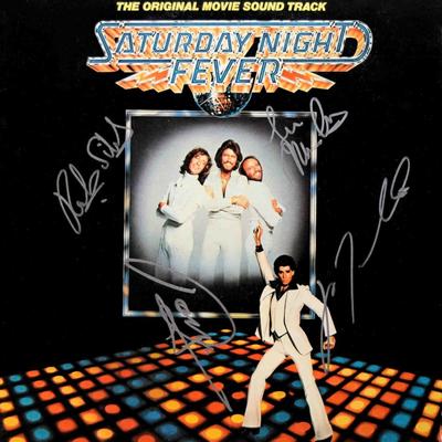 Bee Gees signed Saturday Night Fever album